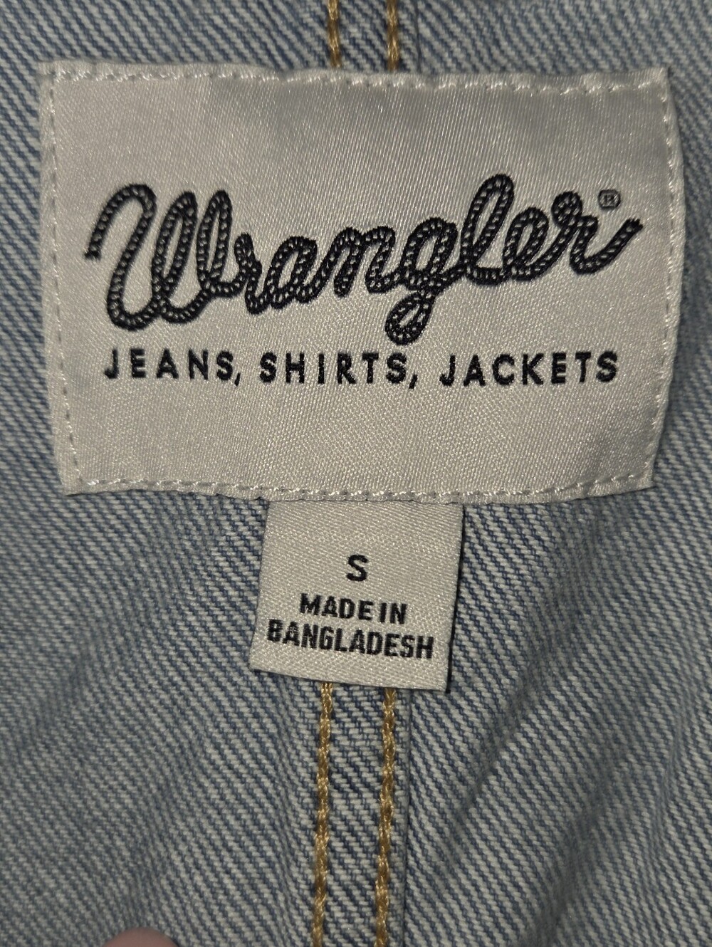 Wrangler Light Wash Denim Romper - Picture 4 of 4